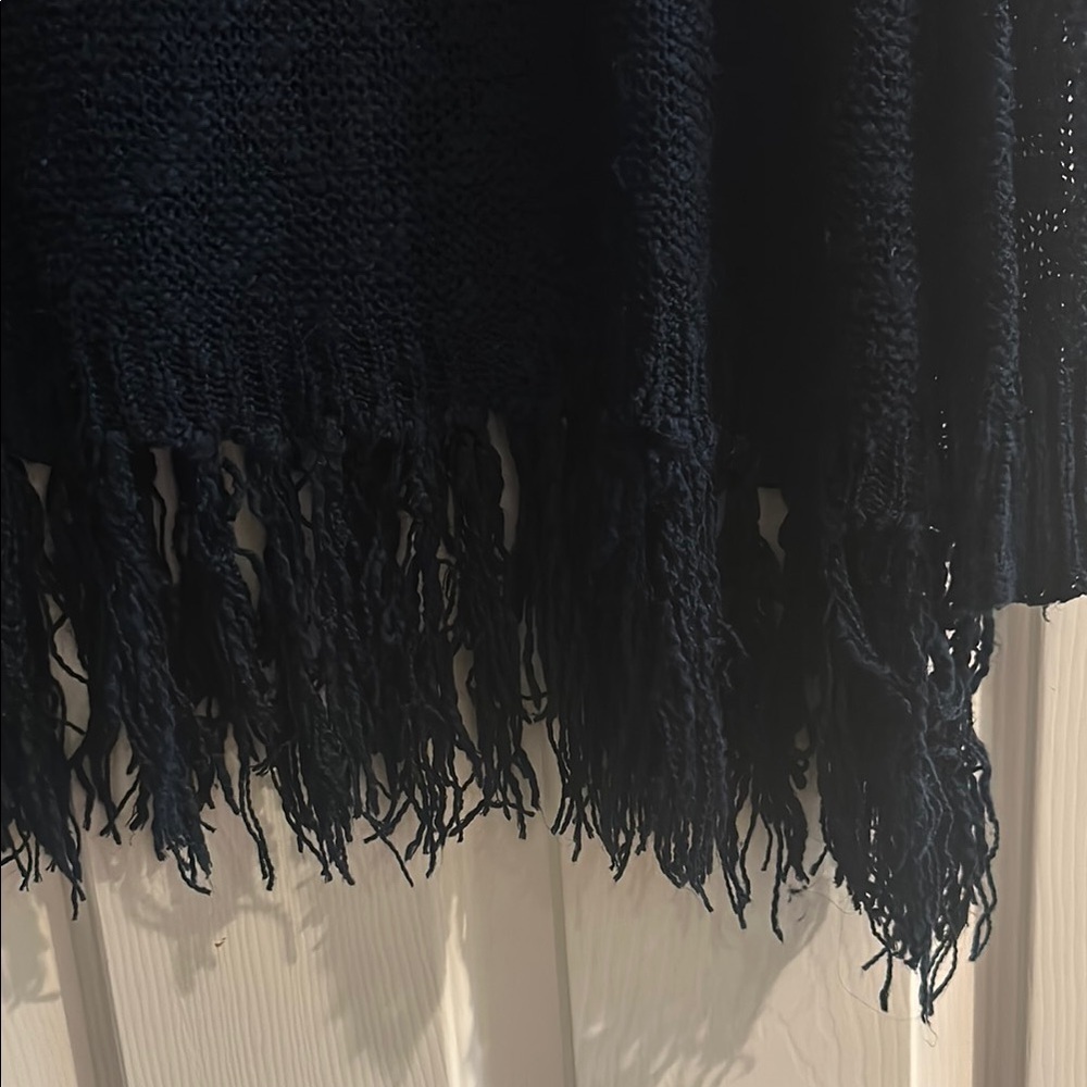 Miami Navy Fringe Sweater - Picture 3 of 4